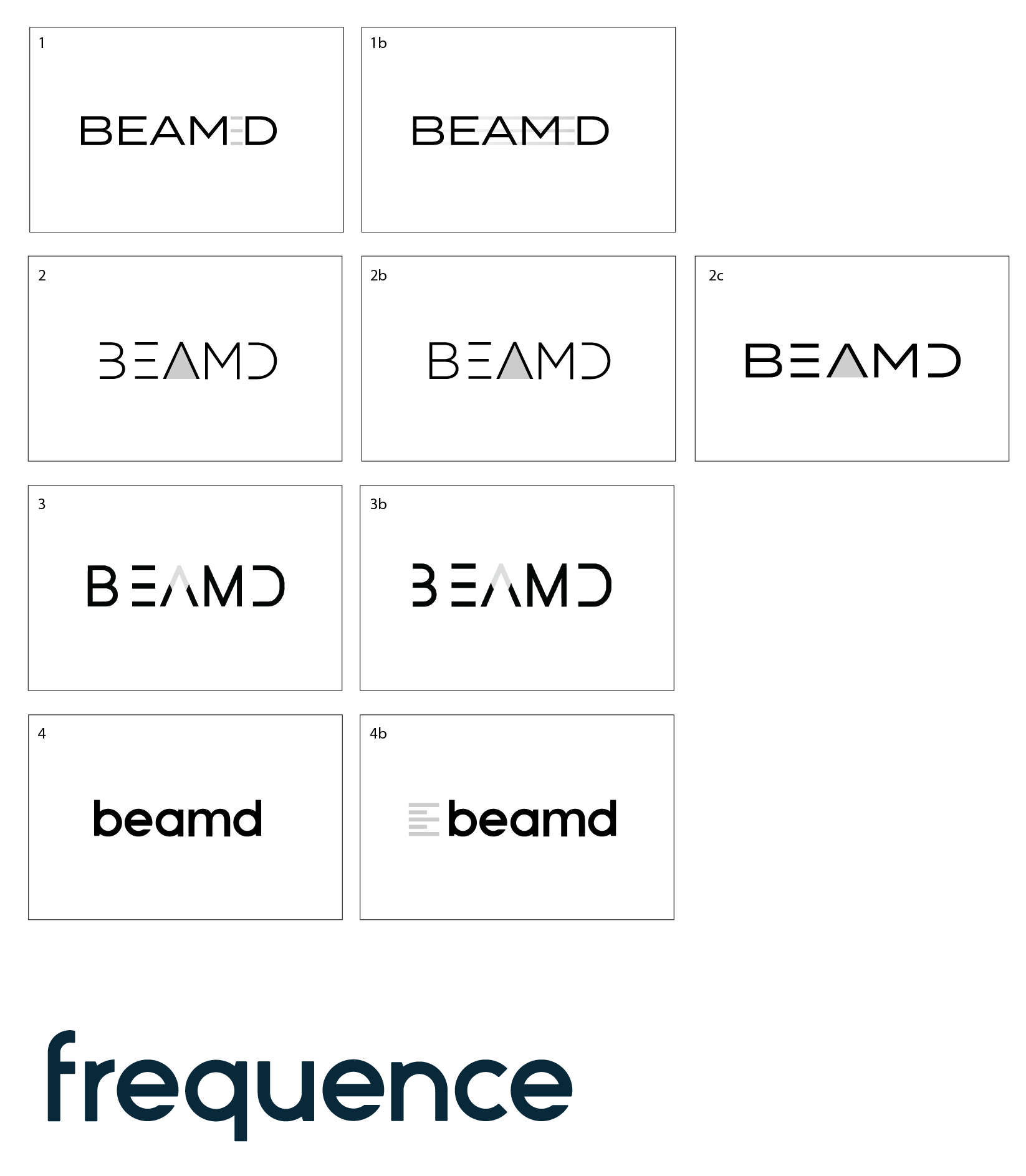 BEAMD logo explorations