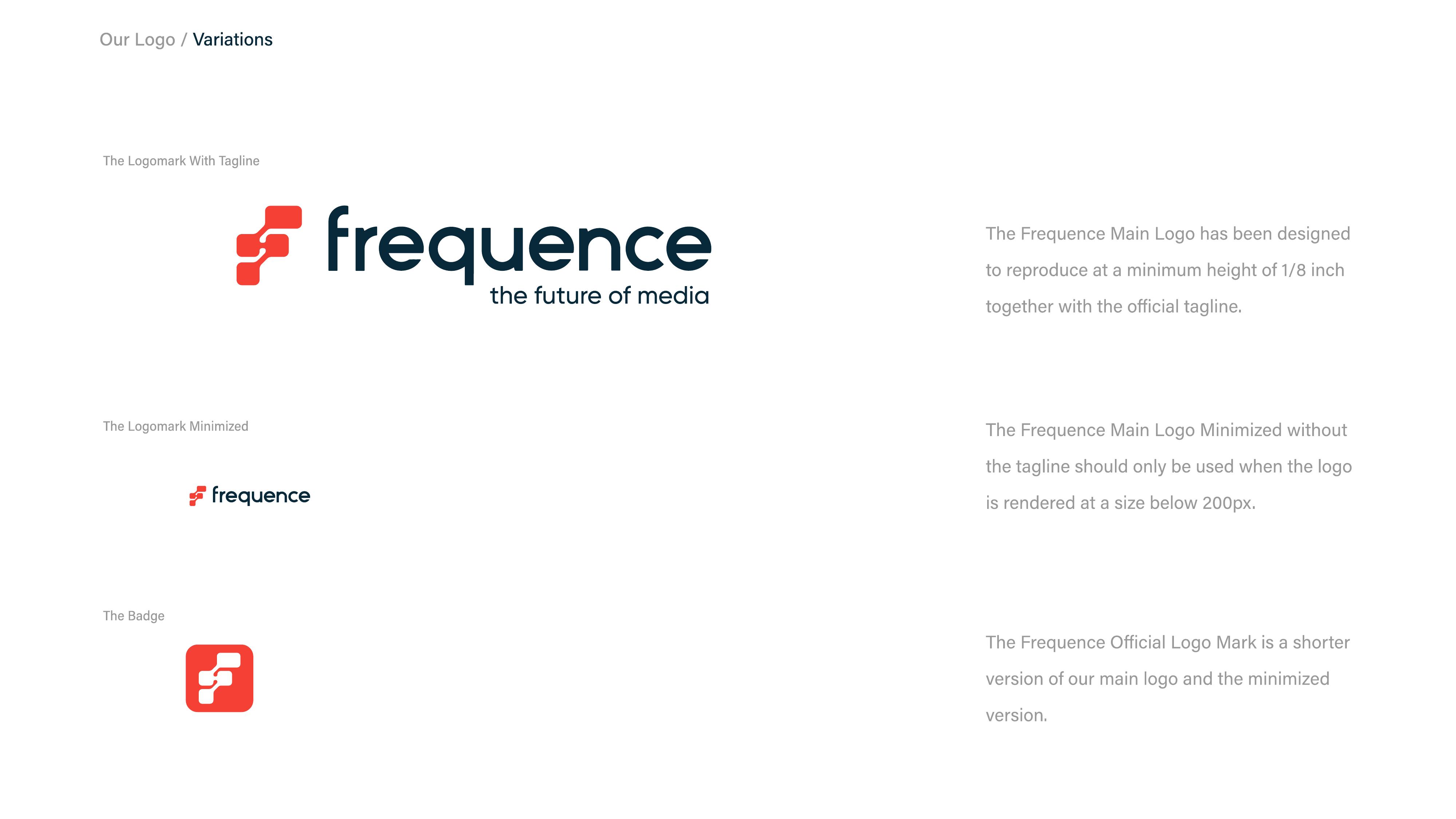 Frequence brand identity guidelines